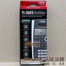 Texas Instruments TI-30XS MultiView 科學計算機，四行顯示，雙重供電，適用於各類考試, 無, 1個