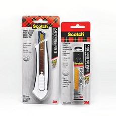 3M 티타늄커터(대)+커터날(대) 세트/커터칼/카타날, 1세트 1세트