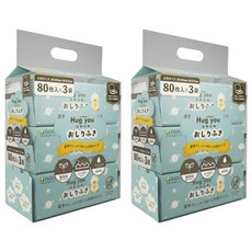 iSDG 허그유 푹신푹신 엉덩이닦기, 2개, 240매입, 55g