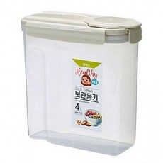 고소한 그래놀라 보관용기 4L 보관용기 시리얼통 잡곡통 밀폐용기 그래놀라 dew+3769QH, 1개