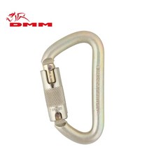 【伊凱文戶外】英國DMM 12mm Steel Offset Locksafe ANSI 碳鋼三段鎖鉤環 鋼環 D環, 1個