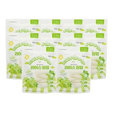 라이스팝팝 유기농 쌀과자 떡뻥, 20g, 10개, 청포도