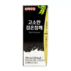 삼육두유 고소한 검은참깨두유 190ml, 120개