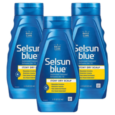 셀선블루 데일리 케어 안티댄드러프 잇치 드라이 스칼프 샴푸, 3개, 325ml