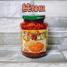 廟口 雞心辣椒 蒜蓉辣椒 370g, 1個, 純辣椒