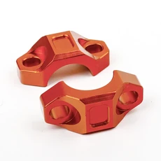 오토바이 22MM 브레이크 클러치 마스터 실린더 핸들바 CNC 클램프 커버 KTM EXC SXF 250 300 350 450 500 5, 07 2pcs orange