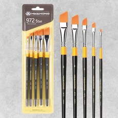 화홍 972(F) 구성붓(인조모) 5본조세트 전문가용+커머스커낵트Shop, 빠른배송