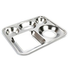 스텐식판 구내식당식판 타원3찬식판(보급형) sav+7594wF