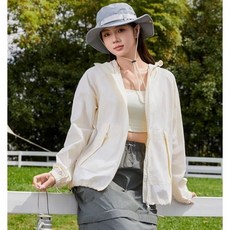 제이엠지아 남녀공용 초경량 바람막이 케주얼 점퍼 캠핑여름점퍼 자외선차단 집업 등산용 후드아우터 3in1 (업그레이드)