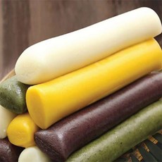 [맛] 천치미 쫄깃 삼색가래떡 530g x 2봉 흰가래떡 떡맛집 아침식사대용, 삼색 가래떡 530g x 2봉