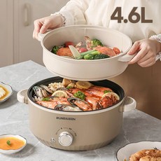 Fowod 전기 냄비 멀티쿠커 가정용 전기찜기 28cm 4.6L