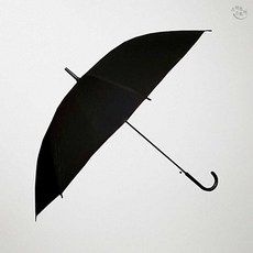 튼튼한 비닐 우산 블랙 55cm 반자동 장우산 생활용 우산 일회용 장우산 우산추천 대량우산