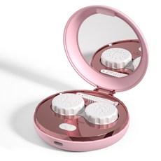 AOSS 무선 듀얼UV 초음파 살균 렌즈세척기, 1개, 핑크