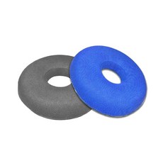 【海夫健康生活館】天使愛 AngelAid 舒適免痔坐墊 藍色/灰色(PU-DONUT-SEAT-001), 1個, 藍色