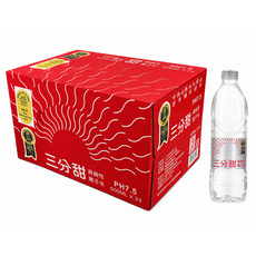 三分甜 微鹼性離子水 PH7.5, 24, 600ML
