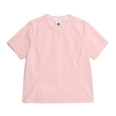 내셔널지오그래픽 여성용 아델리 경량 우븐 스트레치 라운드 반팔 티셔츠 N252WTS140 QAB227 ONR987