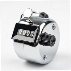 손잡이 숫자 카운터 수동식 계수 측정기 휴대 인원 집계 횟수 체크 기록 관리, 1개, 상세페이지 참조