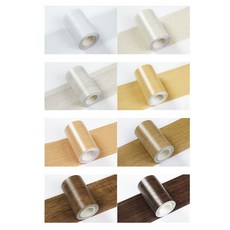 굿데이몰 다용도 무늬목 몰딩시트지 몰딩리폼 10M 접착식 스티커 보수테이프, MS05.라인베이지