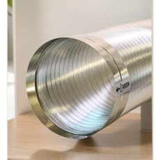 스텐 주방 후드 자바라 배기통 연통 환기 배관 호스 60mm 1m, 90mm 3m