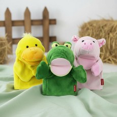 살림덕후 말하는 손인형 오리 역할극 귀여운 어린이집, 1개, 1개