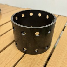 Shark家具 家用戶外多功能木炭圍爐煮茶爐夜話鐵爐燒水小圓爐鋼鐵炭爐日式風, 內膽直徑11.5cm高度8cm, 1個