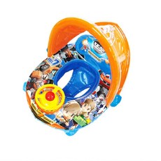 유아 캐릭터 보행기 튜브 아기 캐노피 운전대 물놀이 pil*584le