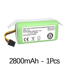 Cecotec Conga 1290 1390 1490 1590 진공 청소기용 리튬 이온 배터리 Genio Deluxe 370 Gutrend 에코 520, 01 2800mAh