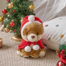 모던하우스 포근 포근 크리스마스 강아지 인형 포메, 1개, 멀티, 20cm