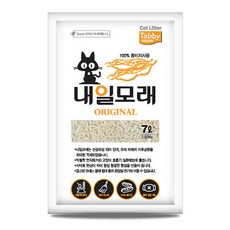 고양이 화장실 모래 두부 모래7L 오리지날 내일, 1개