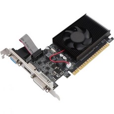 VBESTLIFE GT610 2GB 그래픽 카드 DDR3 64비트 GPU PCIE 2.0 X16 게이밍 비디오 데스크탑용 DVI VGA HDMI 포트 포함, VBESTLIFE GT610 2GB 그래픽 카드 DDR, 1개