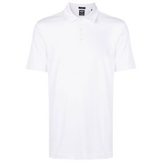 보스 로고 프린트 오가닉 코튼 폴로 셔츠