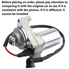 3볼트 탑 전기 스타터 모터 교체 ATV 쿼드 더트 바이크 고 카트 50cc 125cc, 01 1pcs, 01 1pcs