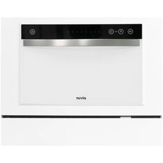 까르페 무설치 식기세척기 PRO 스텐 누비아 6인용 8인용 강력세척 자동문열림 그릇세척기(무설치전용 물통세트+전용수저통+컵걸이세트 포함), 화이트, MDW-H601B, 고객직접설치