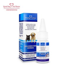 【GBPH好寶貝】草本植萃蟲蟲剋星寵物耳道滴劑 15ml (犬貓通用) _ 耳垢清潔・耳道護理・異味改善, 1個
