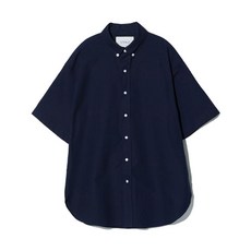 매장정품 브이투 VTWO 오버사이즈 옥스포드 하프 셔츠_네이비 7309261 177083