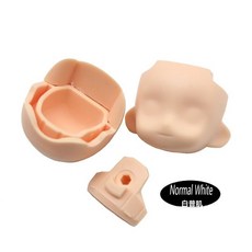 DOD 素體 OB11全身可動娃娃 12分BJD GSC粘土人身體 (白肌/黑肌), 1個, DOD娃頭白普（三件套）