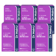 노스릴리브 퀘르세틴 600 흡수율 높은 분말형의 고함량 케르세틴 브로멜라인 비타민C, 67.2g, 6박스