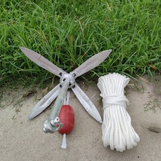 접이식 카본 앵커 선박 앙카 낚시배 15kg 폴딩 레저 보트 어선 낚시 15Kg 6KG, 3 5kg 20m 끈 부구 즈, 1개