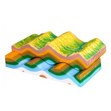 지구과학 과찰모형 지층모형 분리형 지층의퇴적 실링