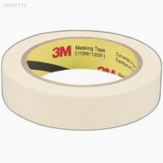 3M 마스킹테이프 25mm 40M 미색 자동차DIY 깔끔한제거, 상세페이지 기재