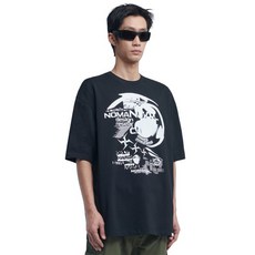 [노매뉴얼] RAVE T-SHIRT - BLACK