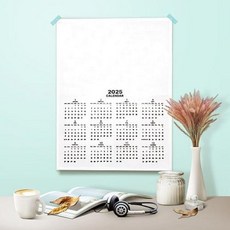 두두엠 패브릭 컬러링 달력 2025년(무지), 1개, 해당상품