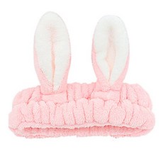 ML 토끼귀 세안밴드 목욕탕머리두건, 화이트