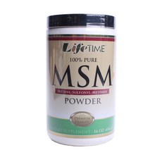 Life Time MSM補充粉, 1個, 454克