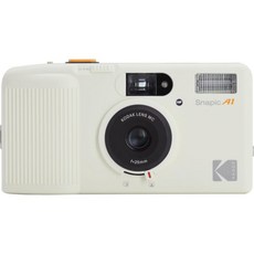 Kodak 柯達 Snapic A1 35mm 底片相機 傻瓜相機 膠捲 可重複使用 雙區對焦 輕巧便攜, 象牙白,不須加購, 1個, Snapic A1, 不須加購