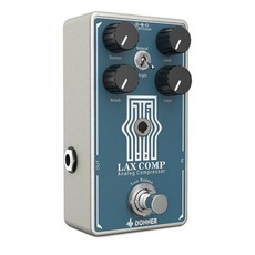 Donner Compressor Guitar Pedal Lax Comp Pedal for Electric and Bass Classic Peak Limiter Style w, 블루: 컴프레서