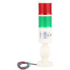킨소 인더스트리얼 24V DC 머신 경고등 LED 레드 그린 옐로우 ABS 및 금속 테이블탑 마운트 3가지 LED 소스