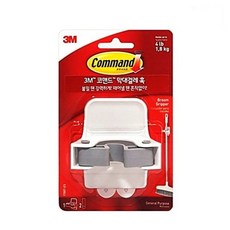 3M 코맨드 막대걸레 훅 대 17007 HWES 1개, 혼합 색상