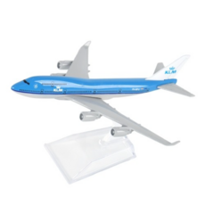 다이캐스트 비행기 모형 완제품 1:400 비율 16cm, 1개, KLM 747