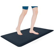 ART3D 피로 방지 매트 - 주방 3 위한 사무실 차고 및 X28 블루 스탠딩 쿠션 미끄럼 편안함 1/2인치 바닥을 책상 17 또는 마졸리카, 28"L x 17.3"W x 0.5"Th, Majolica Blue